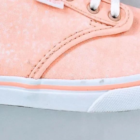 Vans Off the Wall Women Canvas Sneakers (TC9R) Classic C&L Era 59 in Peach Sz 8 - Picture 11 of 12